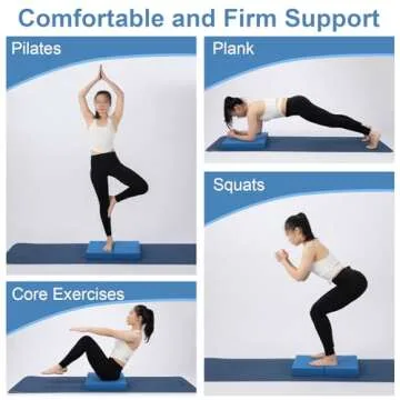 StrongTek 2-in-1 Non-Slip Balance Pad for All Workouts