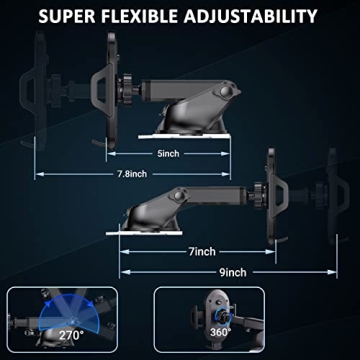 Qidoe Universal Car Phone Mount 4-in-1 Features