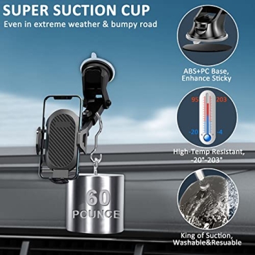 Qidoe Universal Car Phone Mount 4-in-1 Features