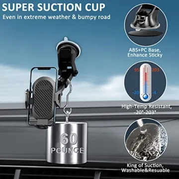 Qidoe Universal Car Phone Mount 4-in-1 Features