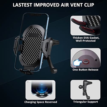 Qidoe Universal Car Phone Mount 4-in-1 Features