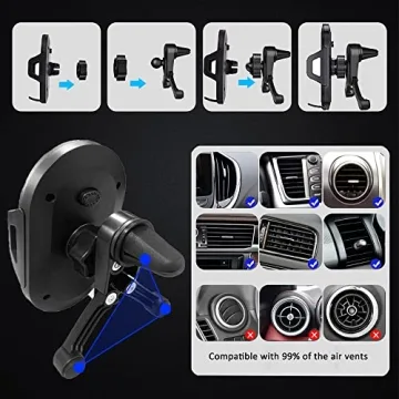 Qidoe Universal Car Phone Mount 4-in-1 Features