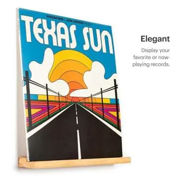 MÖNKE Vinyl Record Shelf - Stylish Solid Wood Display
