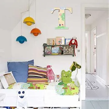 5ARTH Wooden Letters T for Crafting & Decor