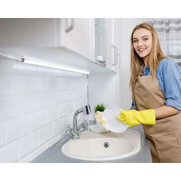 TrueColor USB-Powered LED Light Bar with Frosted Cover for Under Cabinet, Under Monitor, TV Backligh...