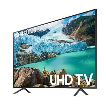 SAMSUNG UN50RU7100FXZA Flat 50-Inch 4K UHD 7 Series Ultra HD Smart TV with HDR and Alexa Compatibility (2019 Model)