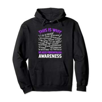 This Is Why We Need Fibromyalgia Awareness Pullover Hoodie