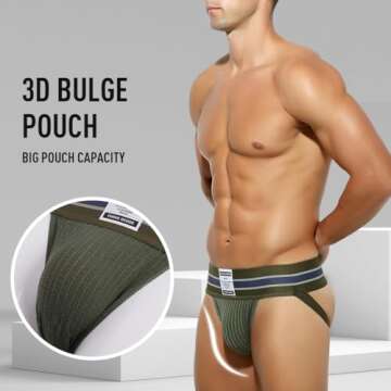 Arjen Kroos Men's Jockstrap Athletic Supporter Sport Jock Straps Male Underwear