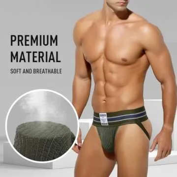Arjen Kroos Men's Jockstrap Athletic Supporter Sport Jock Straps Male Underwear