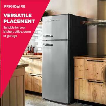 Frigidaire EFR753 Retro 2-Door Refrigerator with Freezer