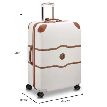 DELSEY PARIS Chatelet Air 2.0 Hardside Luggage with Spinner Wheels, Angora, 2 Piece Set (19/28)