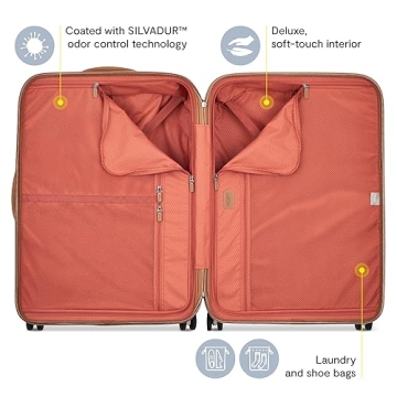 DELSEY PARIS Chatelet Air 2.0 Hardside Luggage with Spinner Wheels, Angora, 2 Piece Set (19/28)