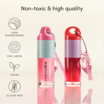Evereden Kids Tinted Non Toxic Lip Gloss - Vegan Hydration