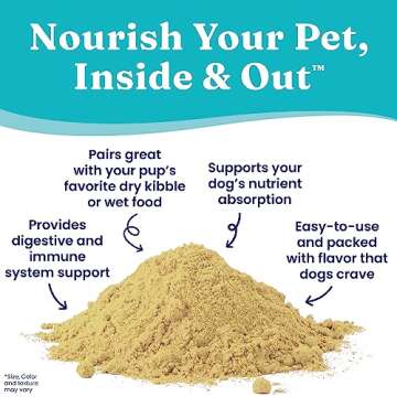 Solid Gold Dog Food Seasoning for Picky Eaters - Nutrientboost Dog Food Topper Shaker Appetite Enhan...