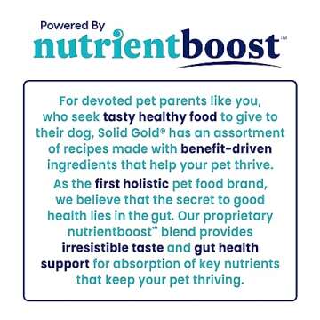 Solid Gold Dog Food Seasoning for Picky Eaters - Nutrientboost Dog Food Topper Shaker Appetite Enhancer for Dogs Pumpkin Flavor - Contains Proteins & Amino Acids to Promote Digestion & Immunity - 2 Ct