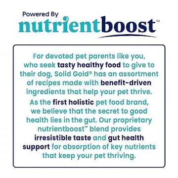 Solid Gold Dog Food Seasoning for Picky Eaters - Nutrientboost Dog Food Topper Shaker Appetite Enhancer for Dogs Pumpkin Flavor - Contains Proteins & Amino Acids to Promote Digestion & Immunity - 2 Ct