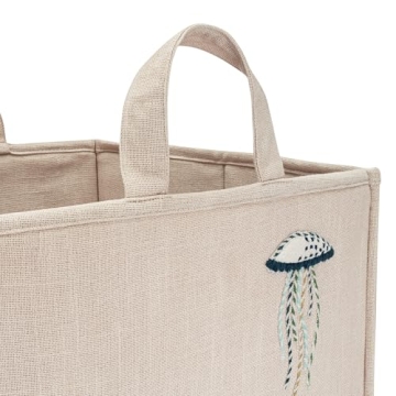 Crane Baby Nursery Storage Basket for Toys and Laundry