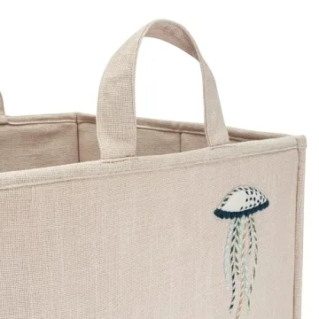 Crane Baby Nursery Storage Basket for Toys and Laundry