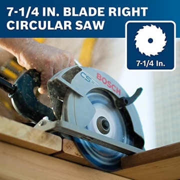 Bosch CS10 Circular Saw with 15 Amp Motor for Precision Cuts