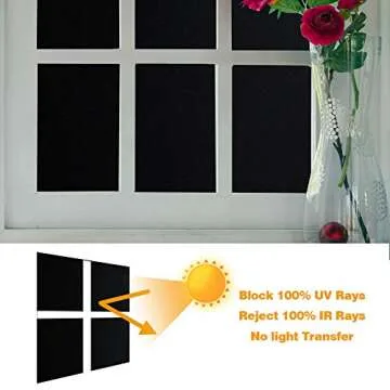 Mangobox Total Blackout Window Film 100% UV Protection