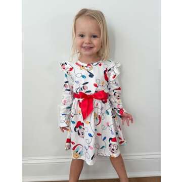 Disney Toddler Dress for Christmas & Birthdays - Minnie Mouse