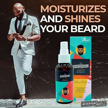 #EverydayHustle Beard Oil Spray for Men - Nourishing Formula for Grooming Needs, 60ml