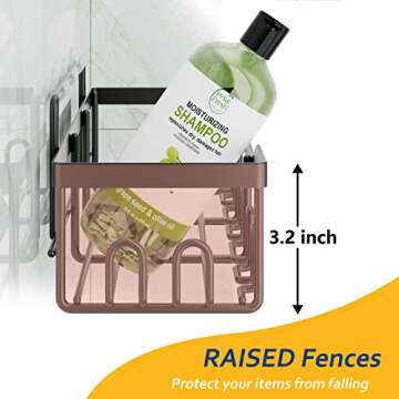 FAFOOU Shower Caddy - Premium 5-Pack Bathroom Organizer