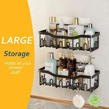 FAFOOU Shower Caddy - Premium 5-Pack Bathroom Organizer