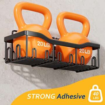 FAFOOU Shower Caddy - Premium 5-Pack Bathroom Organizer