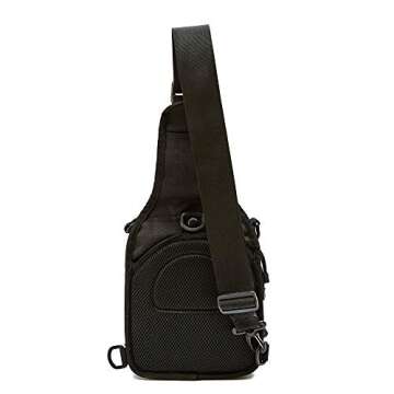 WOLF TACTICAL Compact EDC Sling Bag - Best Concealed Carry Shoulder Daypack