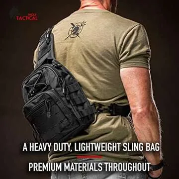 WOLF TACTICAL EDC Sling Bag for Concealed Carry & Travel
