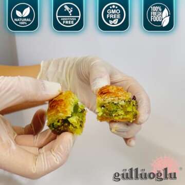 Gulluoglu Turkish Pistachio Baklava 14 Pieces Daily Fresh