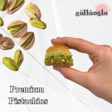 Gulluoglu Turkish Pistachio Baklava 14 Pieces Daily Fresh