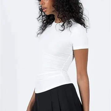 Abardsion Women's Casual Basic Crop Top for Stylish Comfort