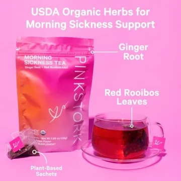 Pink Stork Organic Morning Sickness Tea for Pregnant Women