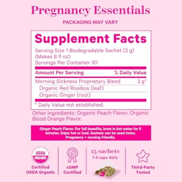 Pink Stork Organic Morning Sickness Tea for Pregnant Women