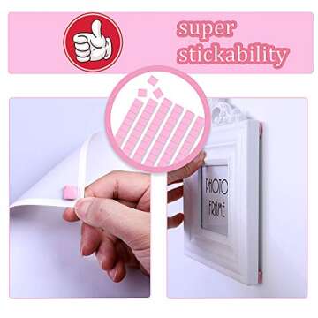 Aneco 96 Pieces Reusable Mounting Putty Adhesive Poster Tacky Putty Removable Non-Toxic Mounting Tacky Putty for Home and Office