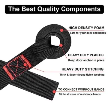 Resistance Bands Door Anchor for Home and Travel Workouts