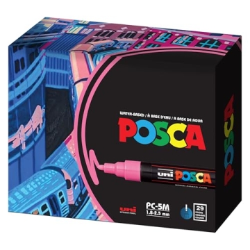 29 Posca Markers - Perfect for All Ages and Projects