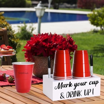 Double Disposable Cup Holder for Parties and Home Decor