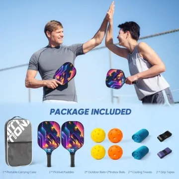 Pickleball Paddles Set for Beginners - USAPA Approved Rackets