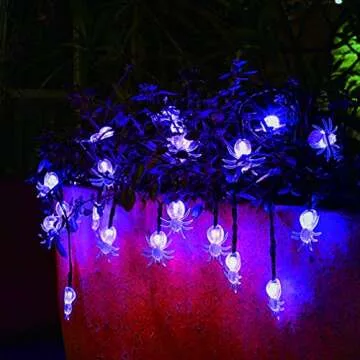 Qunlight Halloween Solar String Lights 30 LED 20ft