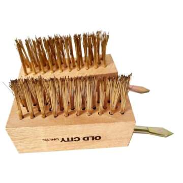 Moss Remover Deck Crevice Cleaning Tool: 2 Paver Brushes for Weeding