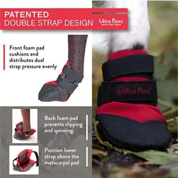 Ultra Paws Durable Dog Boots for Medium Dogs