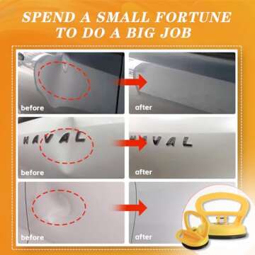 Numhosai Car Dent Puller - 6 Pcs Powerful Dent Removal Kit