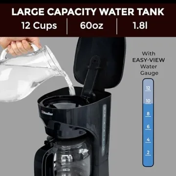 Mueller 12-Cup Drip Coffee Maker for Great Flavor