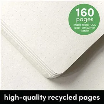 PAPERAGE Eco-Friendly Dotted Journal - 160 Pages