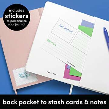 PAPERAGE Eco-Friendly Dotted Journal - 160 Pages