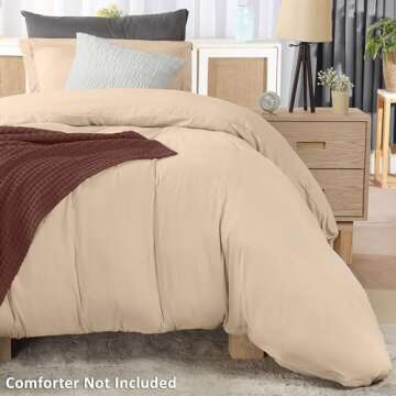 Utopia Bedding Twin Duvet Cover Set - Soft Microfiber