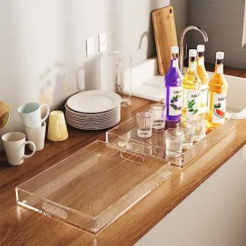 Clear Acrylic Serving Trays for Effortless Entertaining